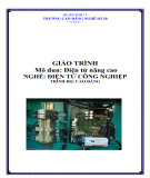 Giáo trình Điện tử nâng cao (Nghề đào tạo: Điện tử công nghiệp - Trình độ đào tạo: Cao đẳng) - Trường CĐ nghề Số 20