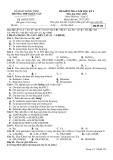Đề thi học kì 1 môn Hóa học lớp 12 năm 2022-2023 - Trường THPT Kiến Văn, Đồng Tháp