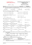 Đề thi KSCL môn Toán lớp 11 năm 2023-2024 - Trường THPT Nam Đàn 1, Nghệ An (24 mã đề)