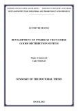 Summary of the doctoral thesis Commercial: Development of overseas Vietnamese goods distribution system