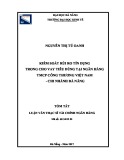 Tóm tắt luận văn Thạc sĩ Tài chính ngân hàng: Kiểm soát rủi ro tín dụng cho vay tiêu dùng tại Ngân hàng TMCP Công thương Việt Nam - Chi nhánh Đà Nẵng