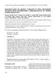 Identification of genetic variants in two Vietnamese patients with hypertrophic cardiomyopathy by whole exome sequencing