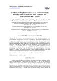 Synthesis of Polybenzoxazine as an environmentally friendly adhesive material from cardanol and post-consumer PET source