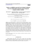 Study on solidified material from dredged sediment, fly ash, and blended portland cement using the response surface method