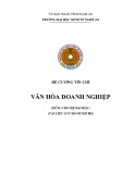 Đề cương chi tiết học phần Văn hóa doanh nghiệp - Trường Đại học Kinh tế Nghệ An