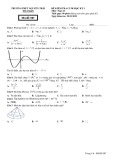 Đề thi học kì 1 môn Toán lớp 12 năm 2023-2024 - Trường THPT Nguyễn Trãi, Kon Tum