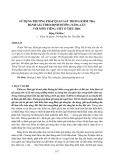 Sử dụng phương pháp quan sát trong kiểm tra đánh giá theo định hướng năng lực với môn Tiếng Việt ở Tiểu học