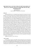 Biện pháp nâng cao chất lượng tổ chức hoạt động lễ - hội tại các trường mầm non thành phố Thủ Dầu Một, tỉnh Bình Dương