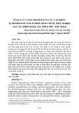 Năng lực cạnh tranh toàn cầu, lao động tự kinh doanh và xuất khẩu: Bằng chứng thực nghiệm tại các nhóm quốc gia theo mức thu nhập