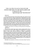 Nâng cao công tác quản lí nhà nước đối với phát triển bền vững môi trường không khí ở tỉnh Quảng Trị