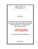 Luận văn Thạc sĩ Quản trị kinh doanh:  Hoàn thiện công tác quản trị quan hệ khách hàng tại Ngân Hàng Nông Nghiệp và Phát Triển Nông Thôn Việt Nam - Chi nhánh huyện Kiên Lương Kiên Giang