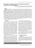 Optimization and physicochemical characterization of polymeric nanoparticles containing tinidazole