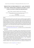 Prediction of reinforced fly ash concrete columns’ behavior under eccentric loads using gaussian process regression