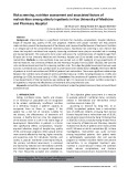 Risk screening, nutrition assessment and associated factors of malnutrition among elderly inpatients in Hue University of Medicine and Pharmacy Hospital