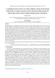 A comparative study of two correlation functions applying to the quantitative characterization of the pore structure within hardened concrete