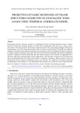 Predicting dynamic responses of frame structures subjected to stochastic wind loads using temporal surrogate model