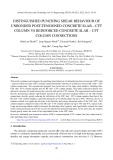 Distinguished punching shear behaviour of unbonded post-tensioned concrete slab – CFT column vs reinforced concrete slab – CFT column connections