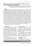 Method development for the determination of metformin in human plasma by capillary zone electrophoresis