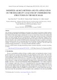 Modified AK-MCS method and its application on the reliability analysis of underground structures in the rock mass