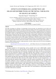 Effects of intergranular friction and grain size distributions on the initial void ratio of granular sample