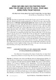 Đánh giá hiệu quả của phương pháp điều trị vô sinh do vòi tử cung - phúc mạc bằng phẫu thuật nội soi