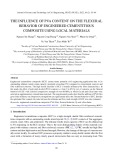 The influence of PVA content on the flexural behavior of engineered cementitious composite using local materials