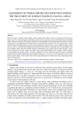 Assessment of trihalomethanes formation during the treatment of surface water in coastal areas