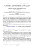 An analytical approach to predict post cracking behavior of steel fiber reinforced concrete considering the fibers orientation