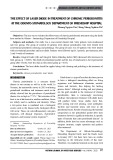 The effect of laser diode in treatment of chronic periodontitis at the Odonto - Stomatology Department of Friendship Hospital