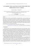 A 2D model for analysis of rain-wind induced vibration of stay cables