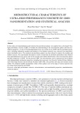 Microstructural characteristics of ultra-high performance concrete by grid nanoindentation and statistical analysis