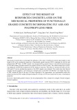 Effect of the height of reinforced concrete layer on the mechanical properties of functionally graded concrete incorporating fly ash and polypropylene fiber