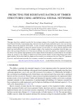 Predicting fire resistance ratings of timber structures using artificial neural networks