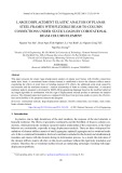 Large displacement elastic analysis of planar steel frames with flexible beam-to-column connections under static loads by corotational beam-column element