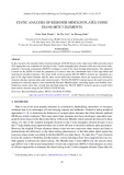 Static analysis of Reissner-Mindlin plates using ES+NS-MITC3 elements