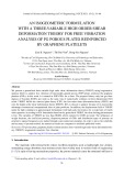 An isogeometric formulation with a three-variable high order shear deformation theory for free vibration analysis of FG porous plates reinforced by graphene platelets