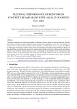 Flexural performance of reinforced concrete beams made with locally sourced fly ash