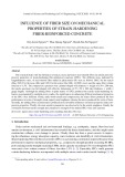 Influence of fiber size on mechanical properties of strain-hardening fiber-reinforced concrete