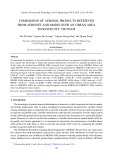 Comparison of aerosol products retrieved from aeronet and modis over an urban area in Hanoi city, Vietnam