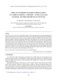 Effects of higher maximum speed limits to vehicle speeds: A before - after analysis on rural divided highways in Vietnam