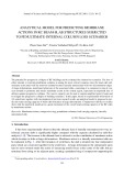 Analytical model for predicting membrane actions in RC beam-slab structures subjected to penultimate-internal column loss scenarios