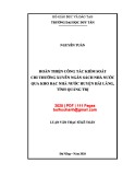 Luận văn Thạc sĩ Kế toán: Hoàn thiện công tác kiểm soán chi thường xuyên ngân sách nhà nước qua Kho bạc nhà nước huyện Hải Lăng, tỉnh Quảng Trị