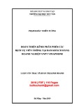 Luận văn Thạc sĩ Quản trị kinh doanh: Hoàn thiện kênh phân phối các dịch vụ viễn thông tại Ban khách hàng doanh nghiệp - VNPT Vinaphone