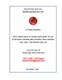 Luận văn Thạc sĩ Quản trị kinh doanh: Phát triển dịch vụ thanh toán quốc tế tại Ngân hàng thương mại cổ phần Công thương Việt Nam – Chi nhánh Long An