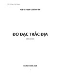 Giáo trình Đo đạc trắc địa (Chỉnh sửa lần 2) - PGS.TS Phạm Văn Chuyên