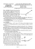 Đề thi học sinh giỏi cấp tỉnh môn Vật lý THPT năm 2023-2024 có đáp án - Sở GD&ĐT Phú Yên