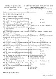 Đề thi giữa học kì 2 môn Hóa học lớp 11 năm 2022-2023 - Trường THPT Trần Văn Dư, Quảng Nam