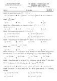 Đề thi giữa học kì 2 môn Toán lớp 12 năm 2023-2024 - Trường THPT Lương Thúc Kỳ, Quảng Nam