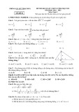 Đề thi học kì 1 môn Toán lớp 9 năm 2022-2023 có đáp án - Phòng GD&ĐT Thạch Hà