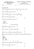 Đề thi học kì 1 môn Toán lớp 10 năm 2023-2024 - Trường THPT Lương Thúc Kỳ, Quảng Nam